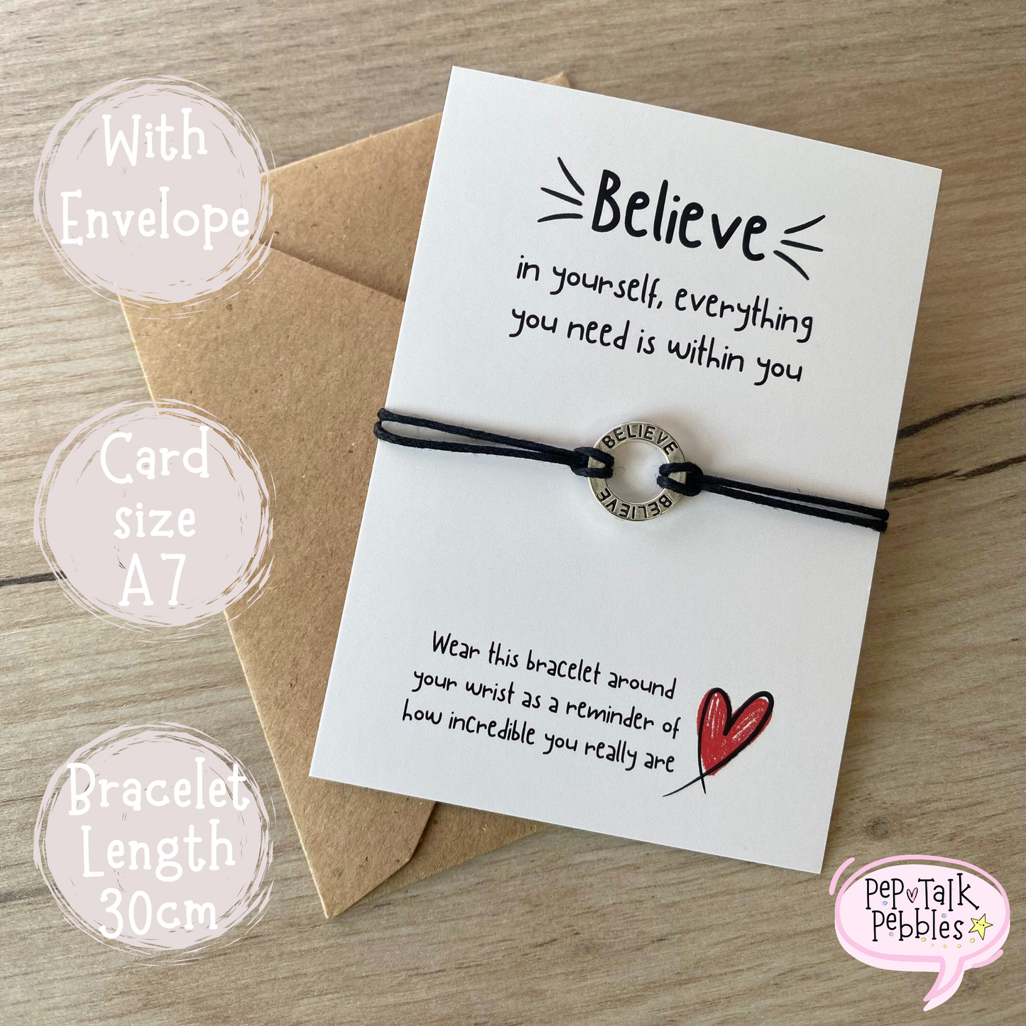 Believe Friendship/Wish Bracelet
