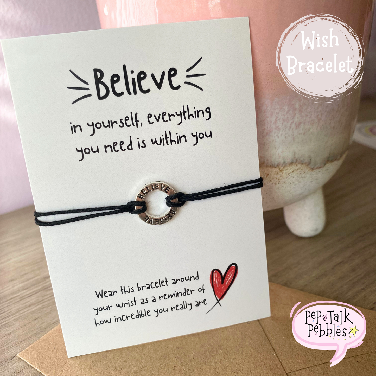 Believe Friendship/Wish Bracelet