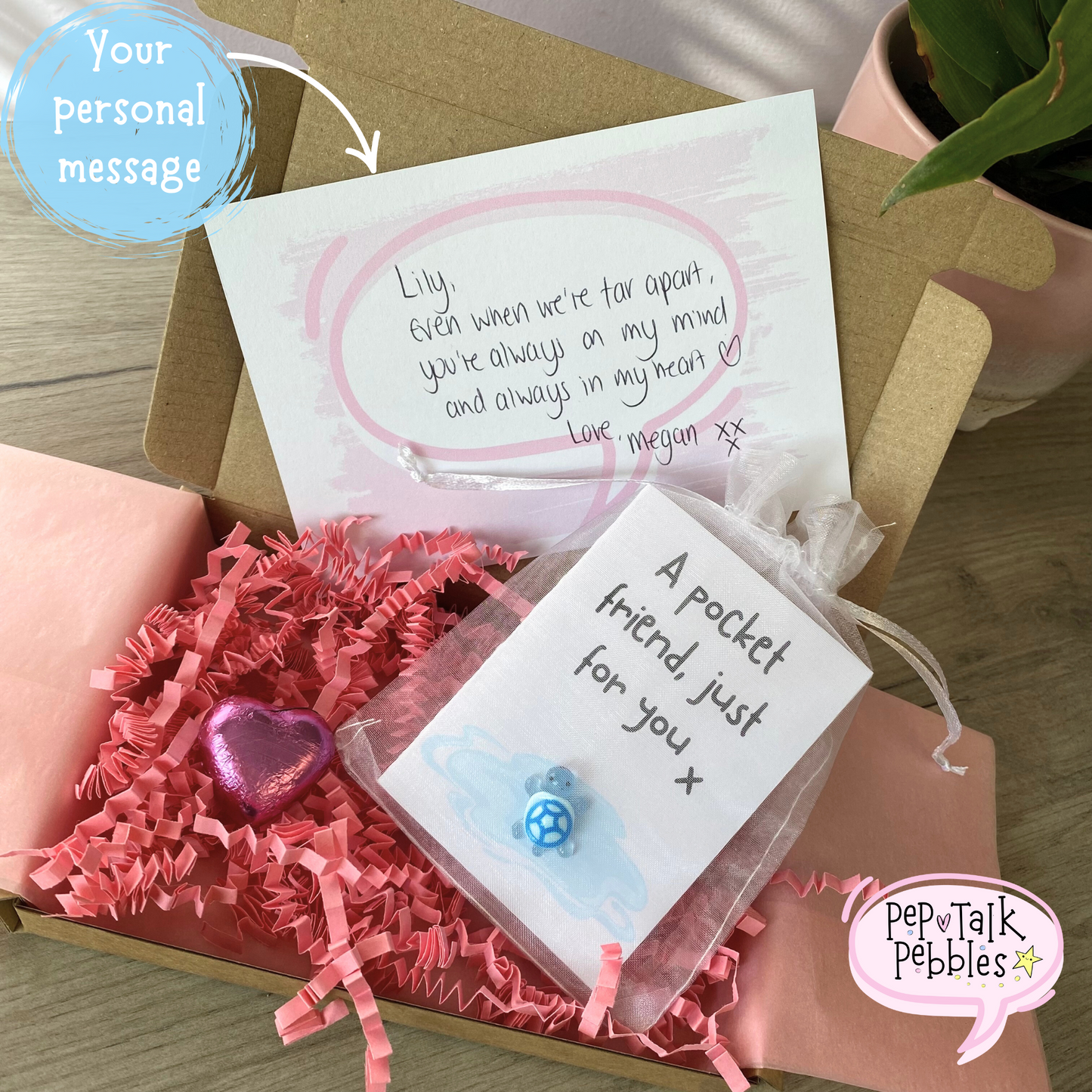 Tiny Turtle Pocket Friend, Pocket Hug Gift, Friendship Gift