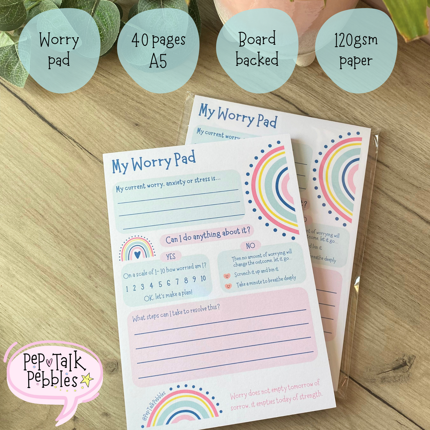 Worry Pad, A5
