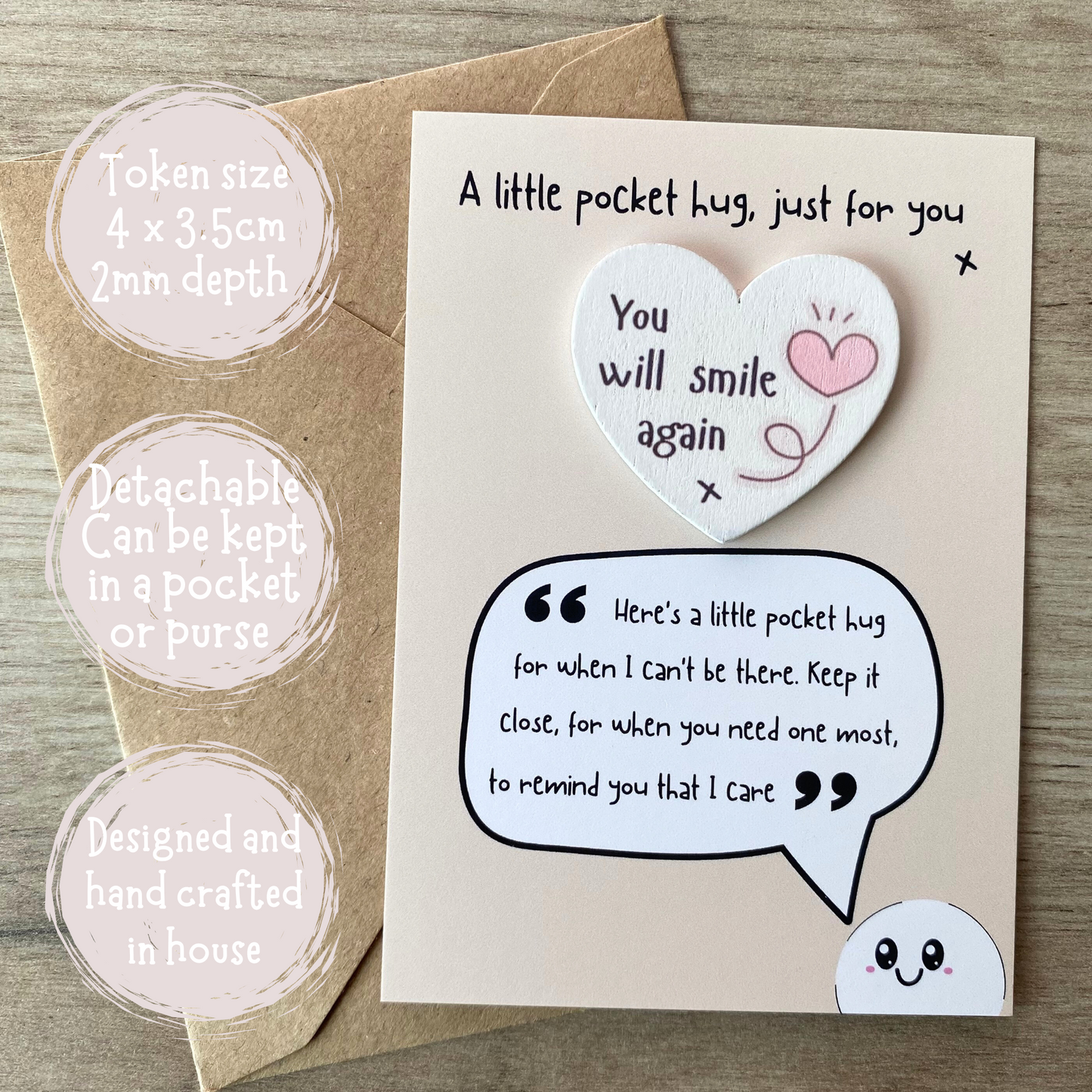 Pocket Hug, You will smile again