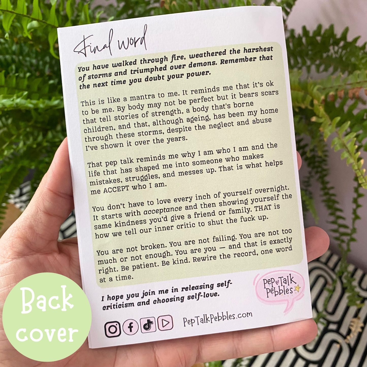 Sweary Self-Love Zine: Mental Health Support & Affirmations
