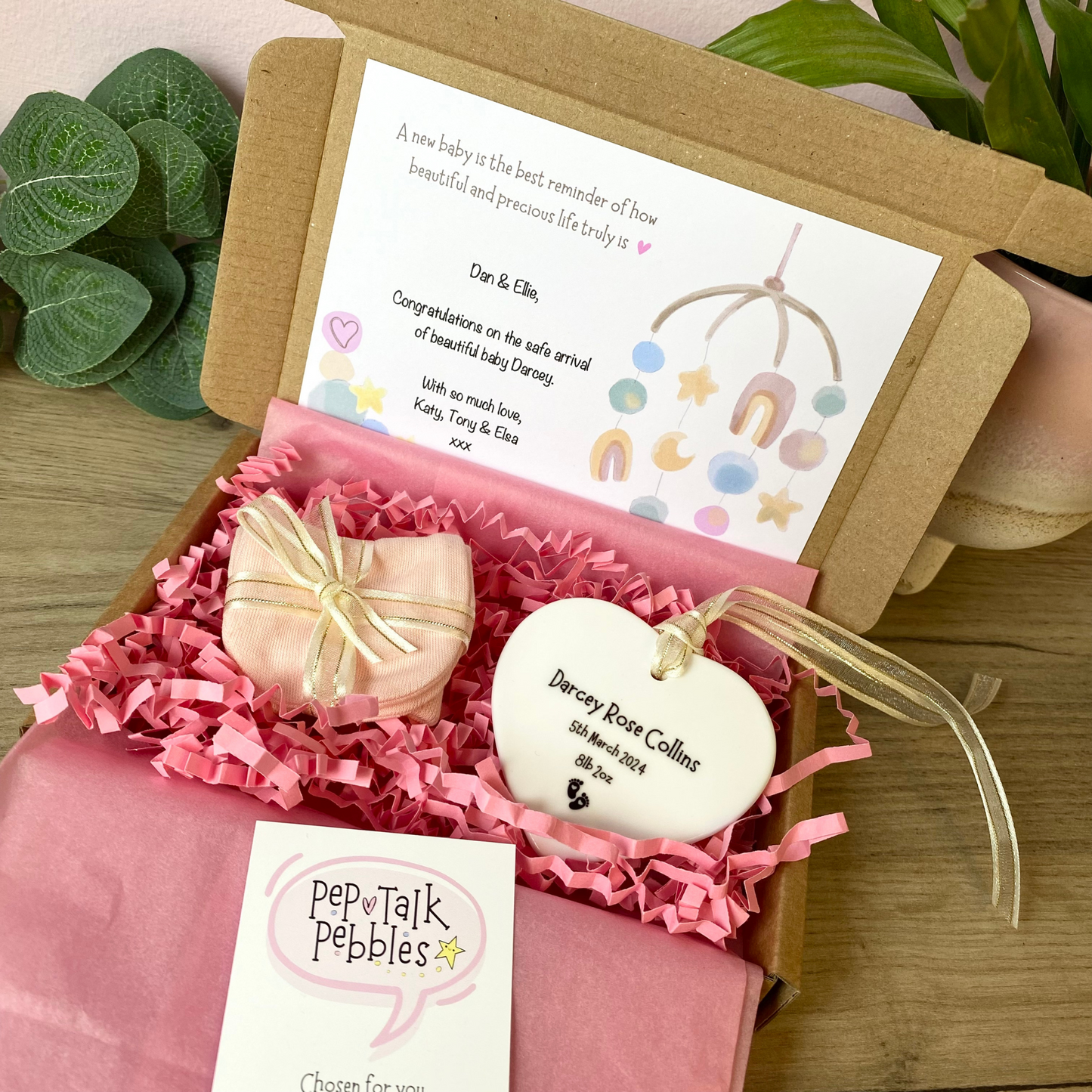 New Baby Gift, Personalised - Little Box of Big Love For Your Little Bundle of Joy