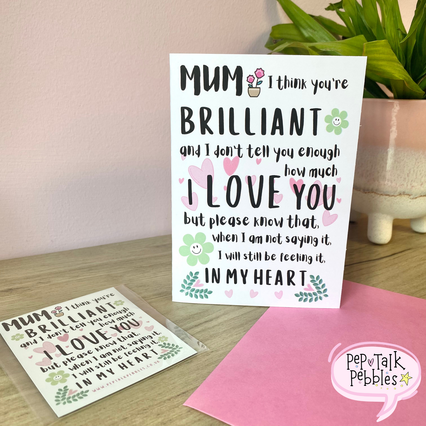 I Love You Mum Card