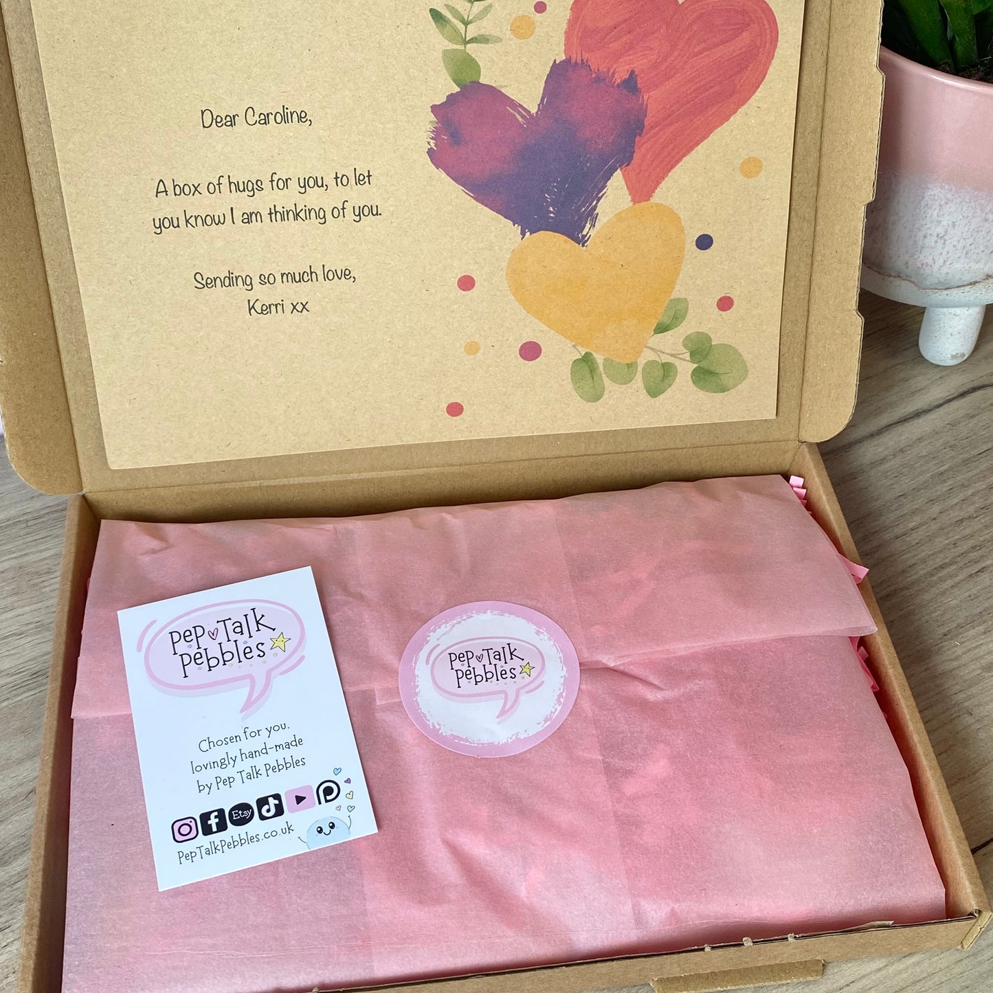 ANY Occasion, Personalised Box of Hugs, Pamper Box