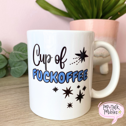 Funny Coffee Slogan Mug, Profanity, Funny Mug, Pink