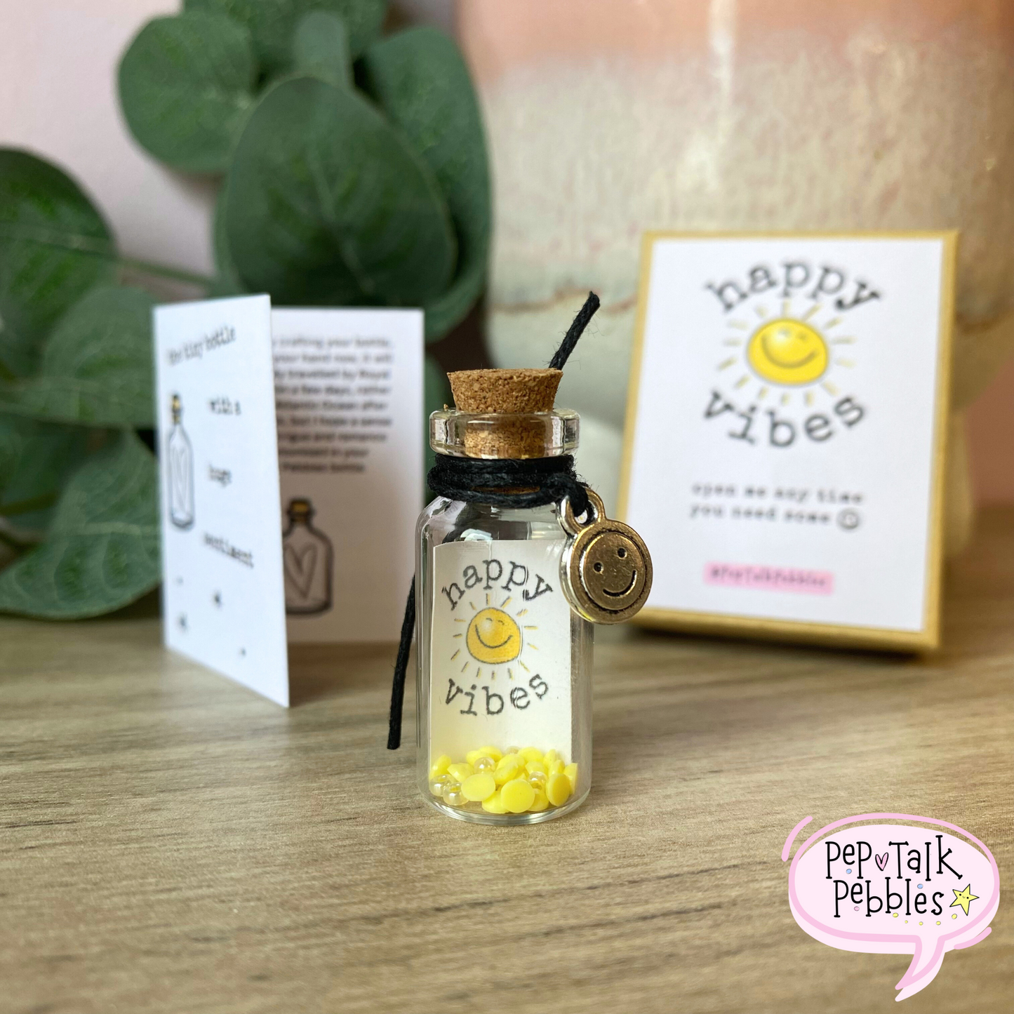 Happy Vibes, Message in a Bottle Gift