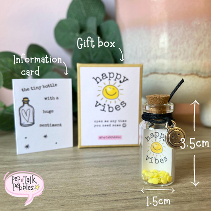Happy Vibes, Message in a Bottle Gift